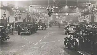 Salon de l'auto en 1934.