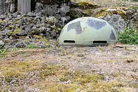 Cloche d'observation sur la ligne Salpa. La ressemblance avec la cloche belge est frappante.