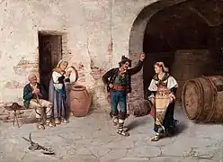Saltarella ciociara, par Pascale Celommi, 1878
