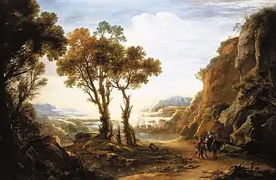 Paysage le soir, 1640-1643Collection particulière