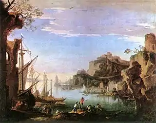 Port avec ruines, 1640-1643Budapest