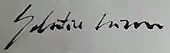 signature de Salvatore Garau