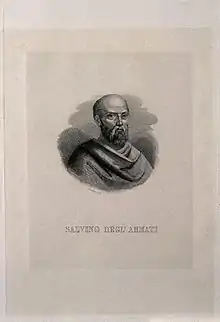Description de l'image Salvino degli Armati. Line engraving by Gustave. Wellcome V0000207.jpg.