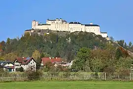 Le Château vu depuis la plaine.