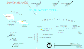 Partage des Samoa en 1899.