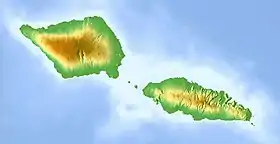 Voir sur la carte topographique des Samoa