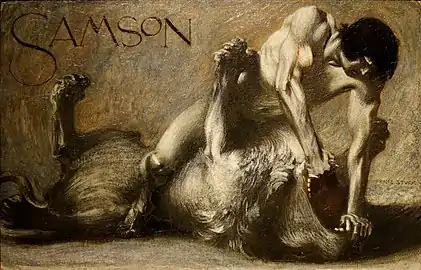 Samson et le lion (1891).