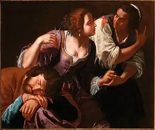 Samson et Dalila, 1630-1638par Artemisia Gentileschipalazzo Zevallos Stigliano, Naples