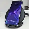 Galaxy S9+ avec chargeur par induction