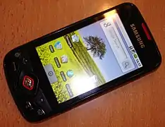 Ardoise Samsung Galaxy Spica (en) de 2009.
