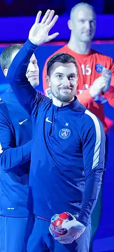 Samuel Honrubia pour son dernier match avec le PSG le 2 juin 2016.