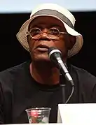 Samuel L. Jackson dans le rôle de Nick Fury, directeur du SHIELD