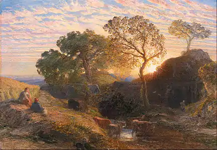 Le Coucher du soleil (vers 1861)Centre d'art britannique de Yale