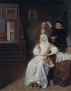 Femme consultant un docteur, 1660-78Rijksmuseum