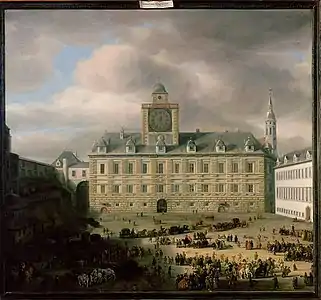 L'Intérieur de la Burgplatz à Vienne, 1652Kunsthistorisches Museum