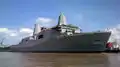 L'USS San Antonio à quai.