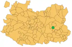 Localisation de San Carlos del Valle