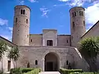 Extérieur bas de l’église San Claudio al Chienti