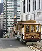 Un Cable car dans China Town