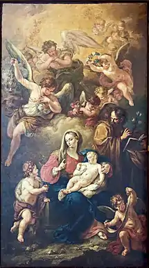 La Sainte famille par Giambattista Mengardi