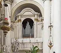 Buffet d'orgue de droite (décor)