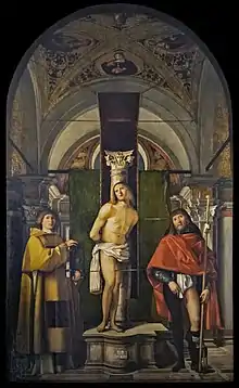 St Sébastien par Giovanni Buonconsiglio