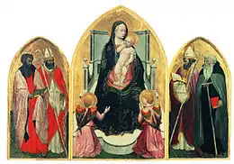 Triptyque de San Giovenale de Masaccio.
