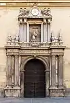 L'entrée de l'hôpital Saint Jean de Dieu à Grenade.