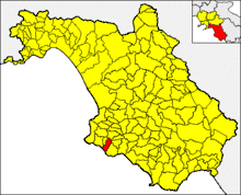 Localisation de San Mauro Cilento