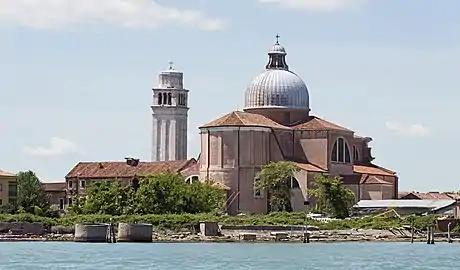 La basilique vue de la lagune