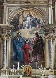 La sainte Famille par Lattanzio Querena