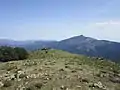 San cervone - vue de la chapelle du sommet.