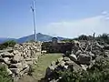 San cervone - vue des restes de la chapelle.