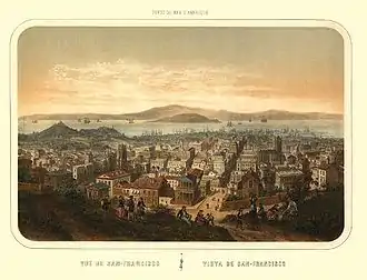 San Francisco en 1860.