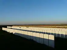 Photographie montrant une vue du cimetière canadien