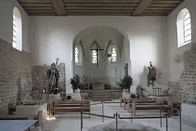 Intérieur de l'ancienne église abbatiale