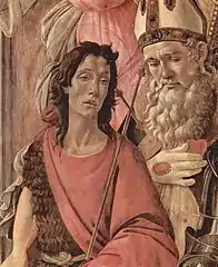 Saint Jean Baptiste, par Sandro Botticelli (v. 1490)