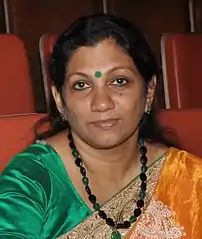 La trésorière Sandhya Rajendran