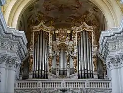 photo : tuyaux de l'orgue