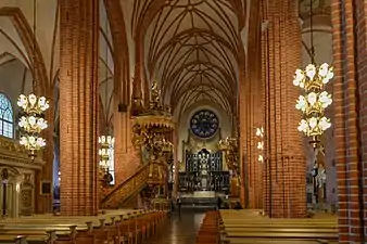 Intérieur de la Storkyrkan de Stockholm, Suède