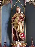 Statue de l'église paroissiale de Sankt Roman, Haute-Autriche.