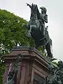 Statue équestre du général José de San Martín à Buenos Aires