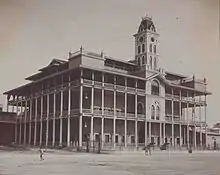 La Maison des Merveilles à Zanzibar en 1907.