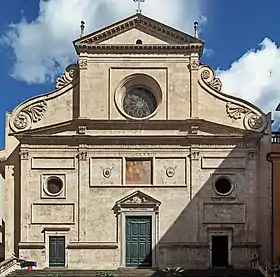 Plans de la Basilique sant’Agostino in Campo Marzio de Rome