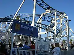 Hurricane à Santa Cruz Beach Boardwalk