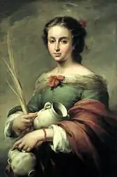 Sainte Rufine par Bartolomé Esteban Murillo