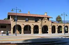Gare de Santa Barbara (Californie).