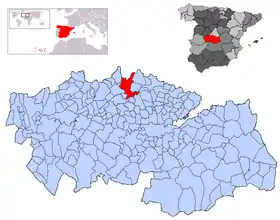 Localisation de Santa Cruz del Retamar