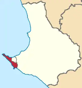 Localisation de Canton de Salinas