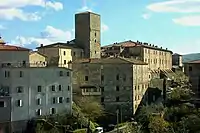 Le palais Sforza Cesarini du centre médiéval.